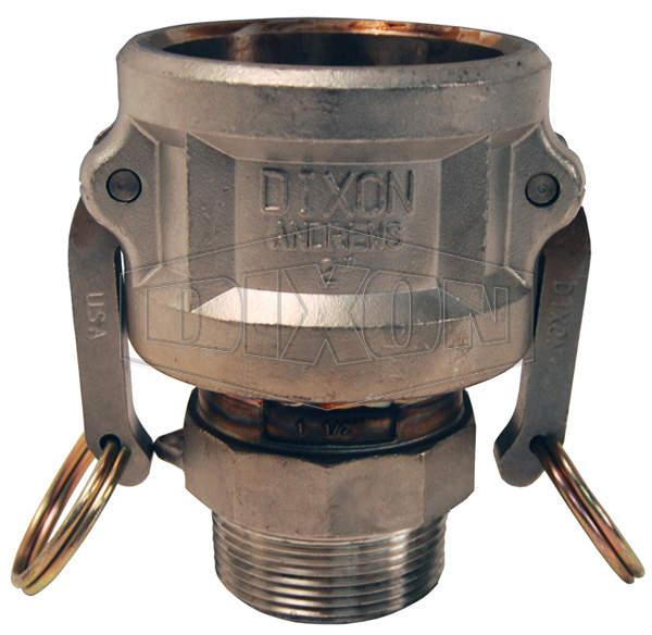 Cam & Groove Reducing Type B Coupler x Male NPT